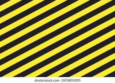 Fondo de rayas simples - negro y amarillo - patrón de línea