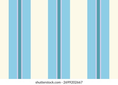 Einfach gestreifter Hintergrund mit pastellblauem und cremefarbenem vertikalen Streifen. Ein vielseitiges Muster, das Ordnung, Design oder einen Strand, nautische Thema vorschlägt. Ideal für Textilien, Tapeten.