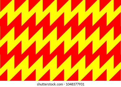 Simple striped background - red and yellow - vector pattern