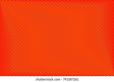 Simple striped background - red and yellow - scribble sketch vector pattern