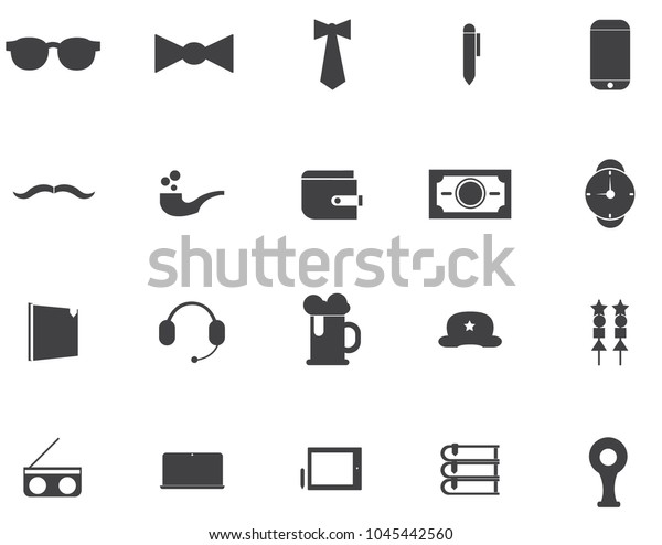 Simple Stuff Icon Fathers Day Stock Vector Royalty Free 1045442560