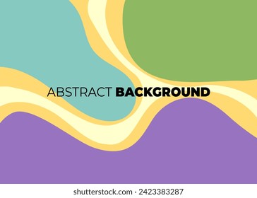Simple style background design with waves