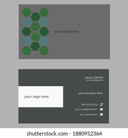 simple style business card design.