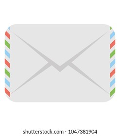 
A simple style closed envelope concept of letter
