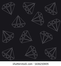 Simple Style Diamond vector illustration