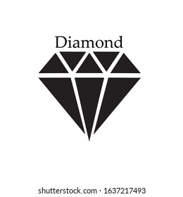 Simple Style Diamond vector illustration