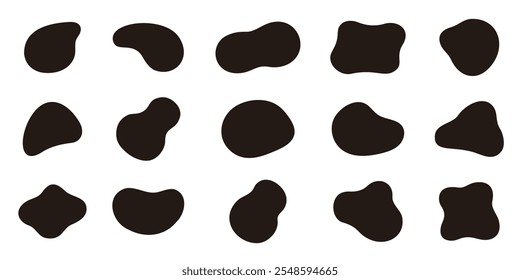 Ilustración vectorial de material de decoración de forma abstracta simple y elegante
