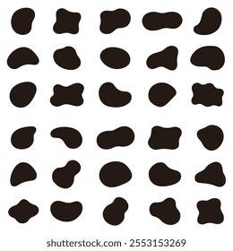 Ilustración vectorial de material de decoración de forma abstracta simple y elegante