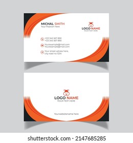 simple and stylish business card template