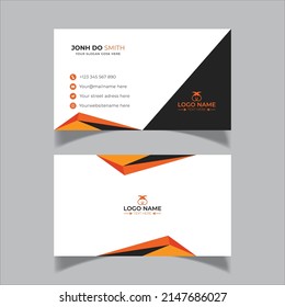 simple and stylish business card template