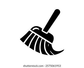 Simple and Stylish Cleaning Broom Vector for Cleaning