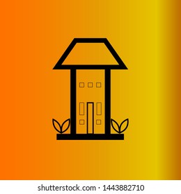 simple and stylish home icon 