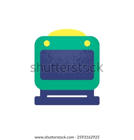 Simple and stylish train icon. Transportation vector illustration.
