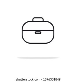 simple suitcase design icons  for your web site design, logo, app, UI, vector illustration