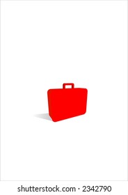 simple suitcase icon.