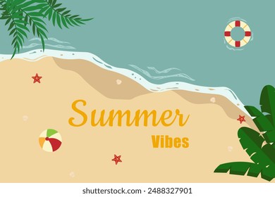 simple summer background for social media