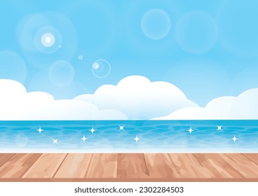 Simple summer tropical image background
