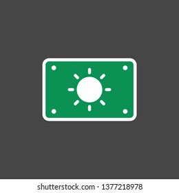 simple sun icon