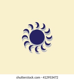 Simple sun icon. Sun silhouette isolated. Sun icon sign. Sun icon web. Sun icon flat. Sun icon element. Sun icon button. Sun icon for internet. Sun icon logo. Sun icon with ray. Summer sun icon