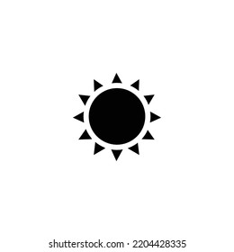 diseño de logotipo de ilustración solar simple