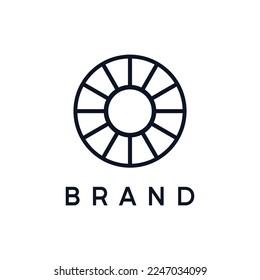 simple sun logo. suitable for your company logo.