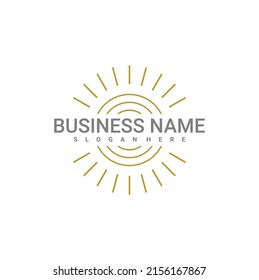 Simple Sun logo vector template, Creative Sun logo design concepts