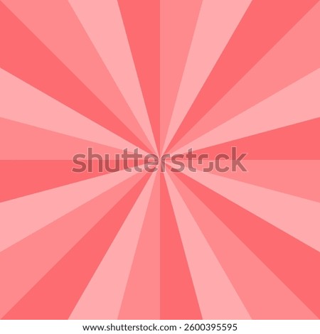 Simple Sunburst Background, Starburst, Rays, Radiating Lines, Square Size