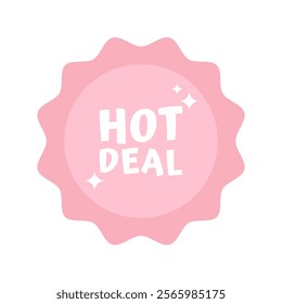 Simple sunburst price tag, sale tag vector illustration, abstract shape of sunburst, price tag, sale tag, price labels vector in soft pastel color isolated on a white background