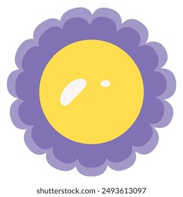 Simple Sunflower Design Clipart Set