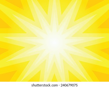 Simple sunlight vector background