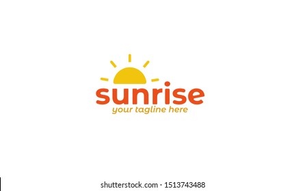 Simple sunrise logo idea for toys