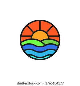 diseño del logotipo de monoline
