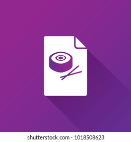simple sushi icon