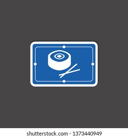simple sushi icon
