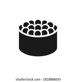 Simple sushi icon logo vector illustration