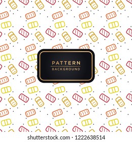 Simple Sushi Pattern Background