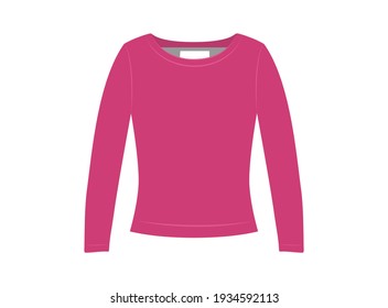 Diseño simple de camisas para niñas, ilustración vectorial