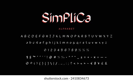 Simple Sweet Modern font style