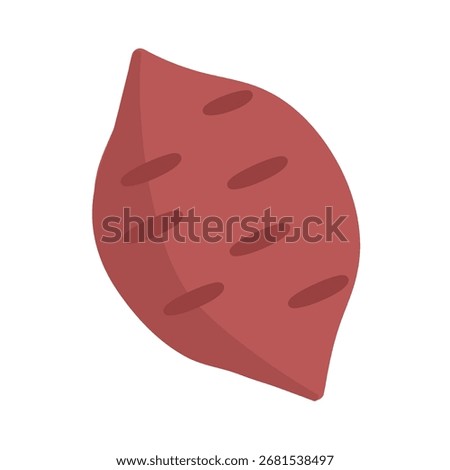 Simple sweet potato illustration material