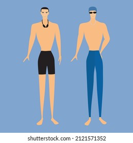 Einfache Badehose für Jungen