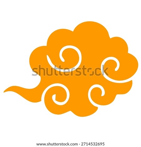 Simple Swirling Ruyi Cloud Graphic Prosperity Ornament