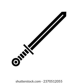 Simple sword icon. Vector illustration design.