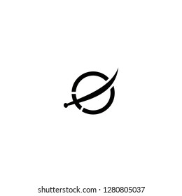 simple sword logo