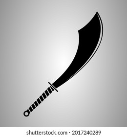 Silhouette sencilla de espadas para su logotipo o su negocio