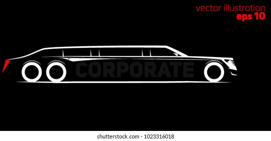 simple symbol corporate limousine