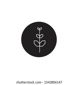 simple symbol design of plant