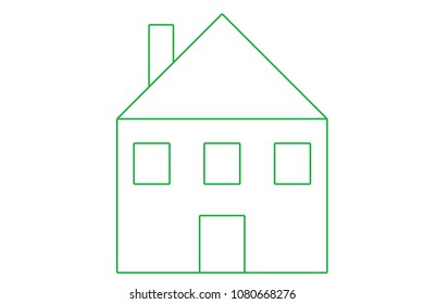 Simple symbol of a house.