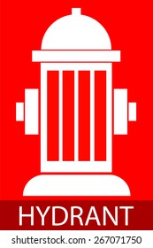 simple symbol of hydrant
