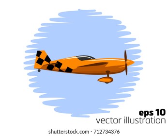 Simple Symbol Sports Plane Aero Taxi  Flies 