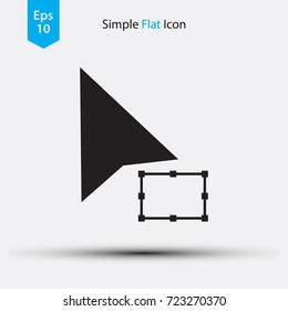 Simple Symbol Of Transformation. Flat Design Style. Vector Illustration